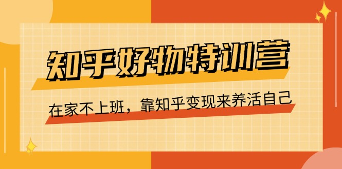 （11369期）知乎好物特训营，在家不上班，靠知乎变现来养活自己（16节）-花生资源网