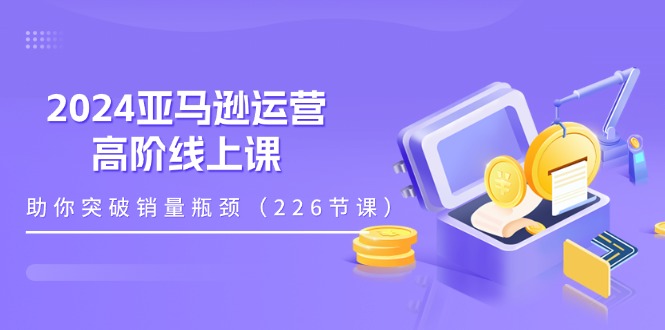 （11389期）2024亚马逊运营-高阶线上课，助你突破销量瓶颈（228节课）-花生资源网