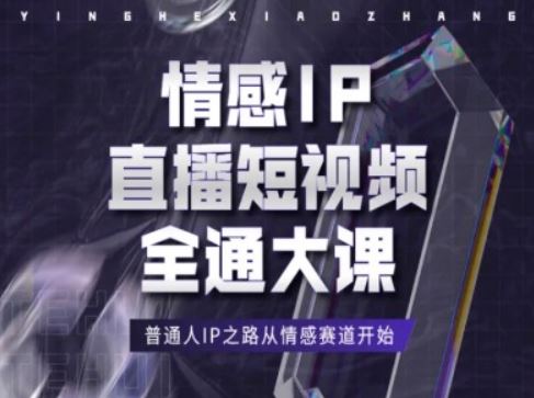 情感IP直播短视频全通大课，普通人IP之路从情感赛道开始-花生资源网